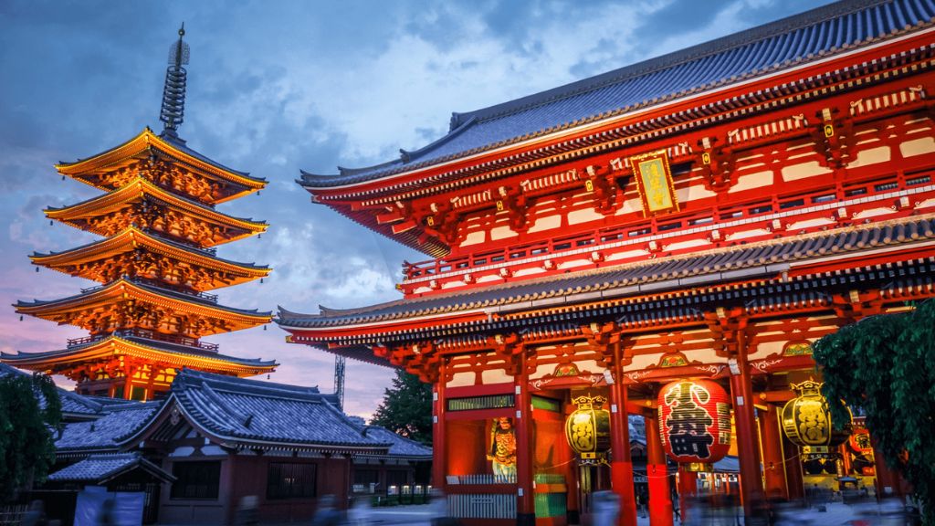 Chùa Asakusa Kannon linh thiêng