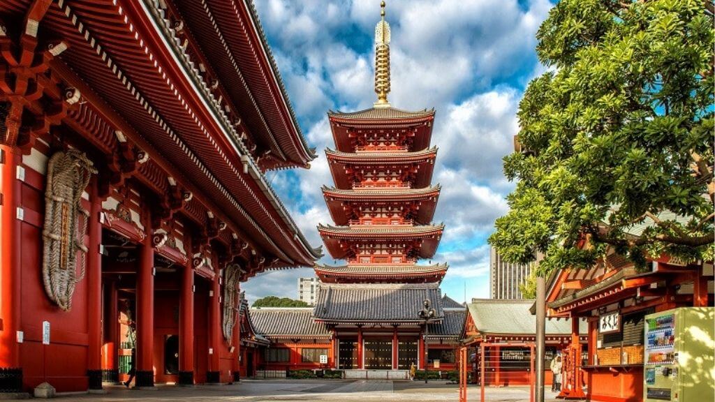 Một góc bình yên và thanh tĩnh tại Asakusa Kannon