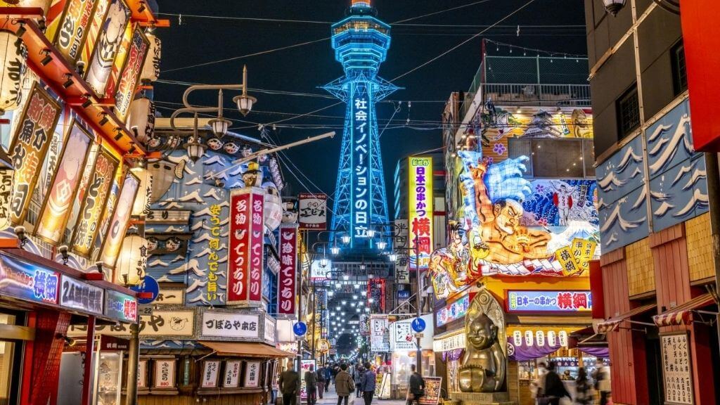 Tản bộ Osaka về đêm
