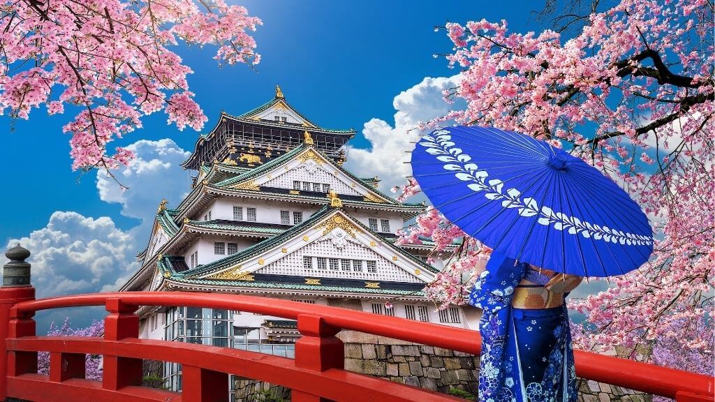 Lâu đài Osaka Castle – biểu tượng của thành phố Osaka