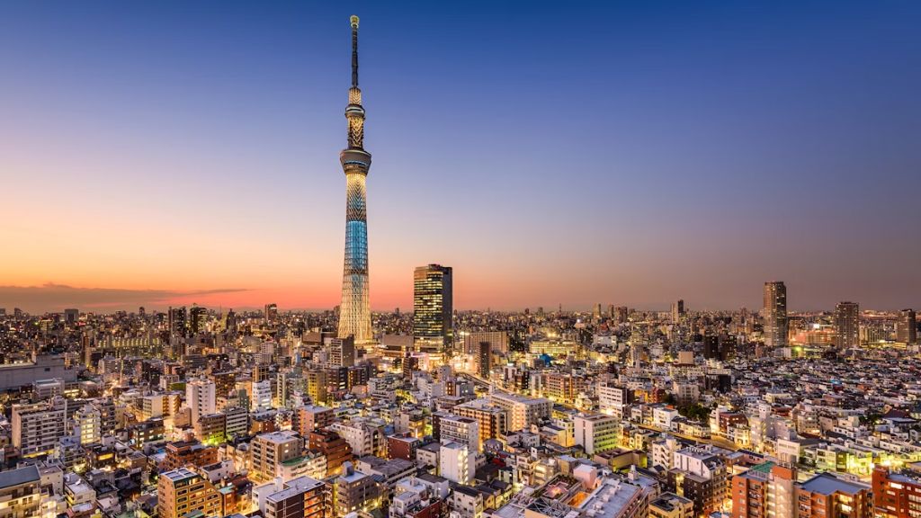 Ngỡ ngàng trước chiều cao khủng của Tokyo Sky Tree Tower