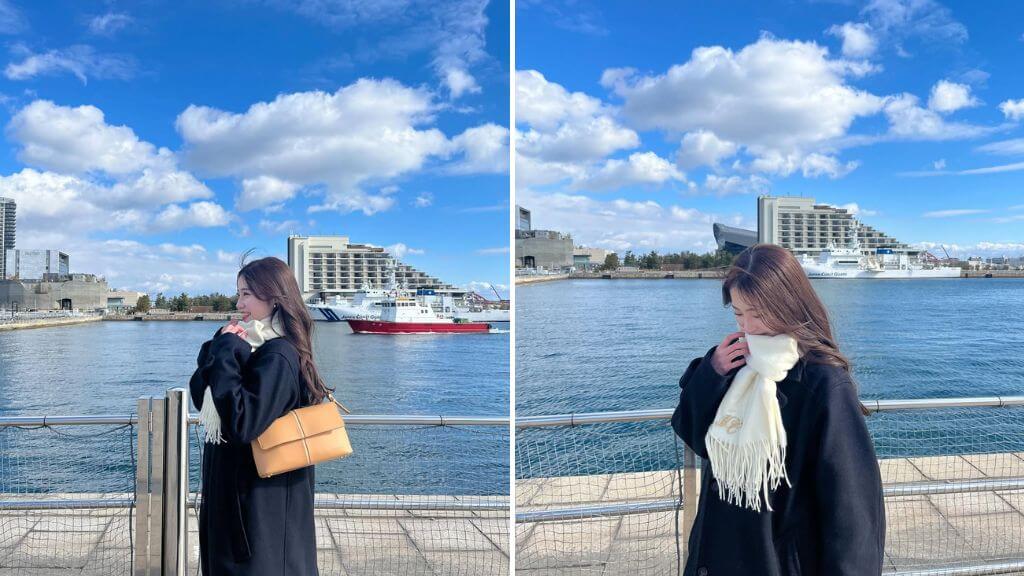 Check in tại công viên Meriken (Nguồn:@otsuka.yukako)