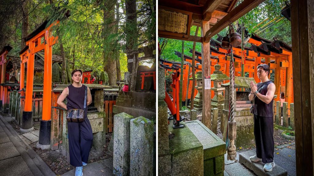 Du khách chụp hình tại đền Fusshimi Inari (Nguồn: @clintferdz)