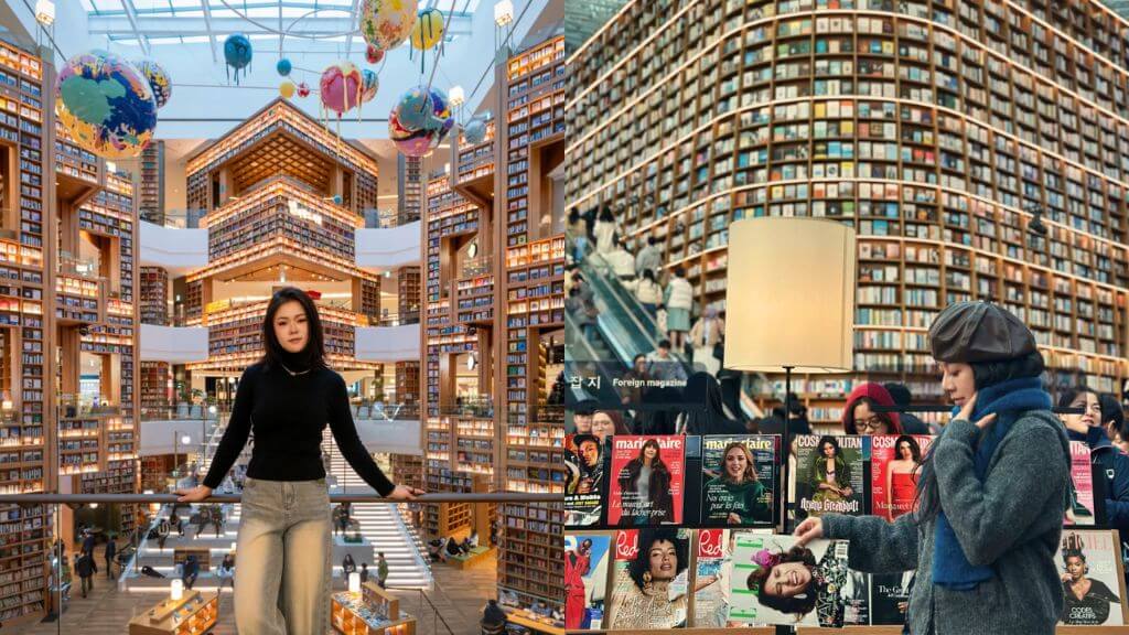 Thăm quan và check in tại Thư viện sách Starfield lớn nhất Hàn Quốc