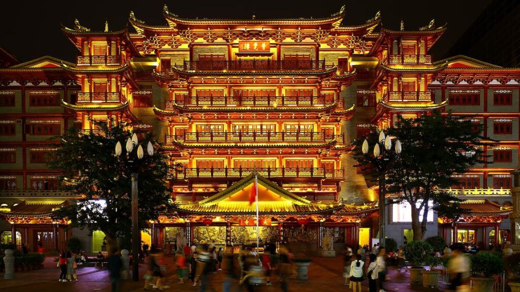 Chùa Đại Phật – một trong năm ngôi chùa Phật giáo nổi tiếng nhất Quảng Châu