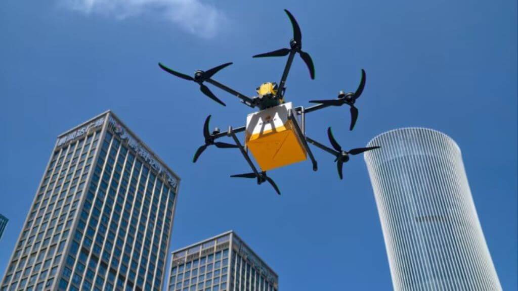 Quý khách được trải nghiệm mô hình drone giao hàng không người lái