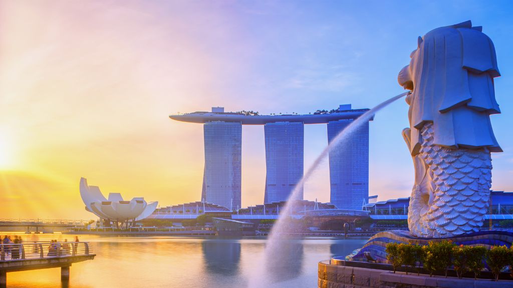 Đặt tour Singapore Malaysia tham quan tượng Sư Tử Biển