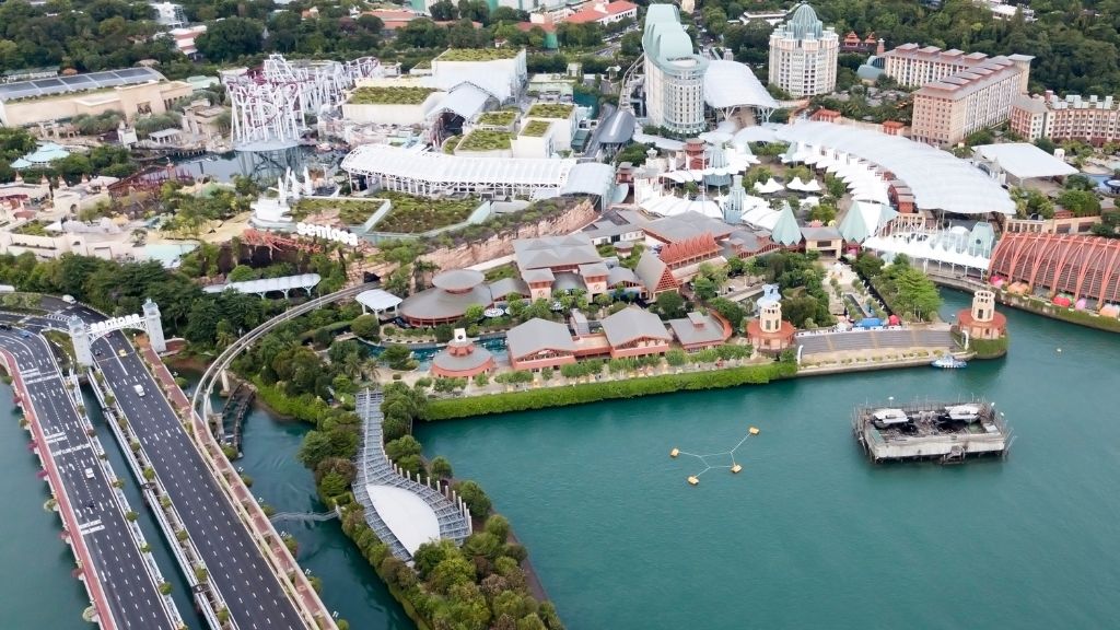 Đảo Sentosa thu hút du khách