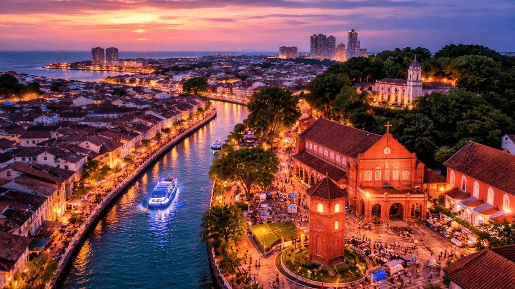 Malacca – Thành phố cổ giao thoa văn hóa bên dòng Malacca