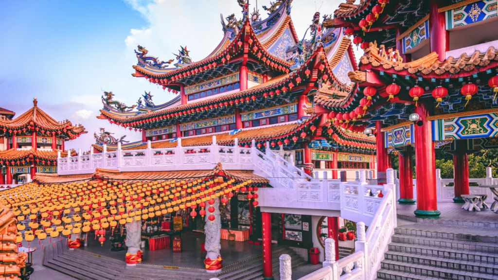 Kiến trúc mang đậm phong cách Trung Hoa của chùa bà Thiên Hậu