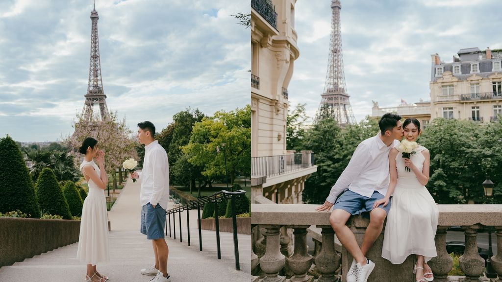 Du khách check   in với tháp Effiel (Nguồn  @paris ashgraphy)