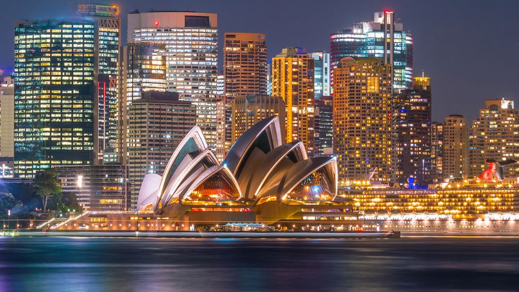 Toàn cảnh thành phố Sydney lên đèn