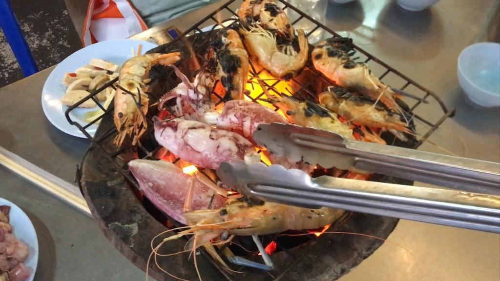 Buffet hải sản thơm ngon tại Pattaya