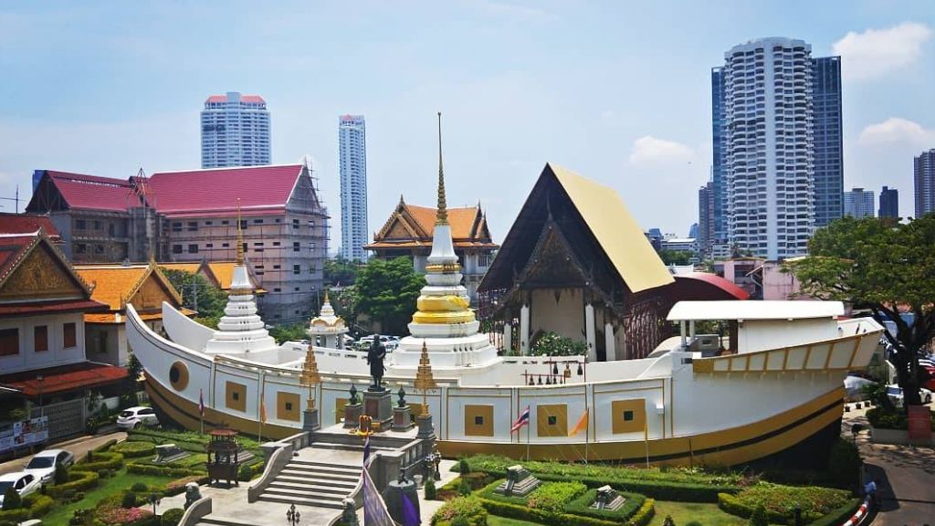 Kiến trúc chùa thuyền ấn tượng