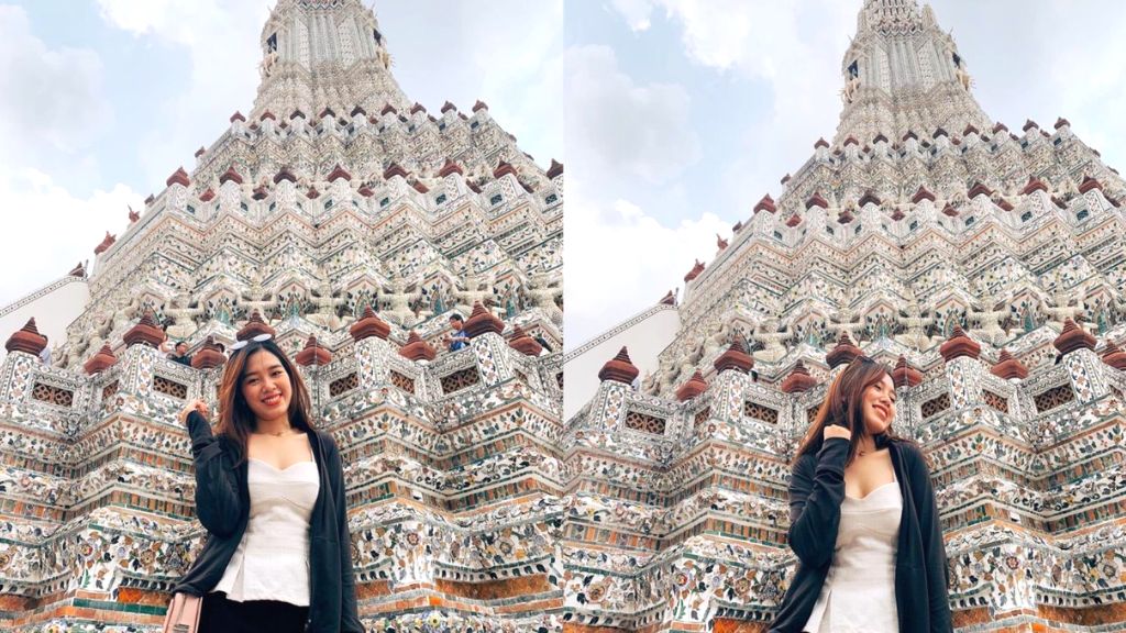 Góc check in siêu đẹp tại chùa Wat Arun (@tipixoxo)