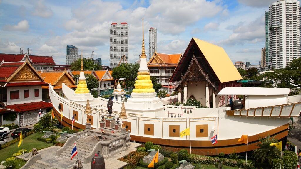 Chùa Thuyền Wat Yannawa – ngôi chùa có kiến trúc độc đáo hình con thuyền