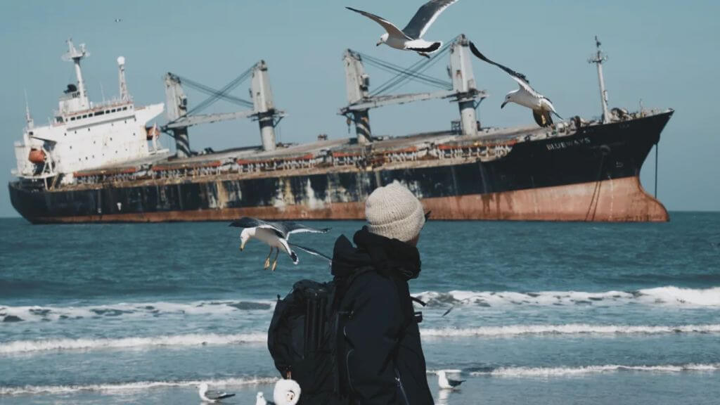 Check in Tàu Blue Ways mắc cạn