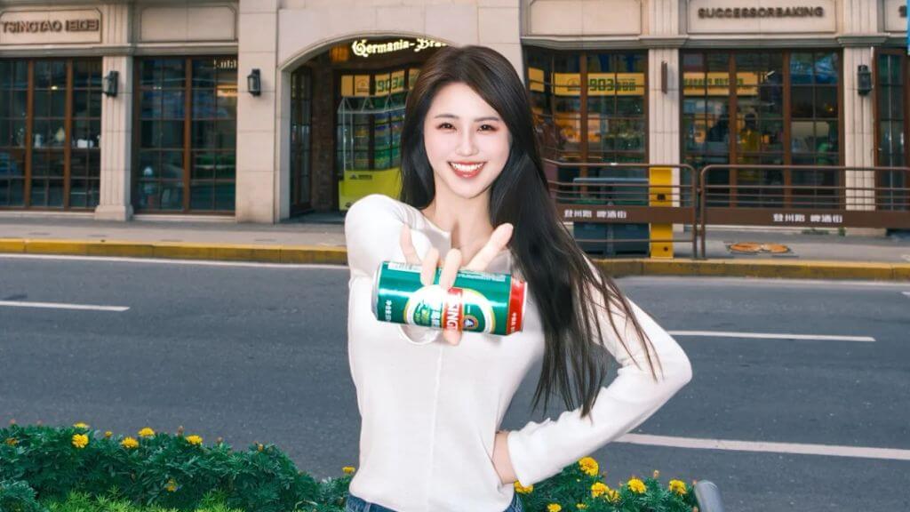 Du khách check in trước không gian bảo tàng Bia