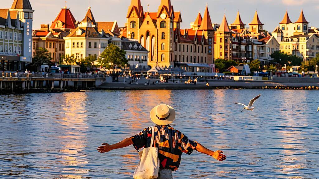 Bến tàu Ngư Nhân  Check in thị trấn châu Âu thu nhỏ