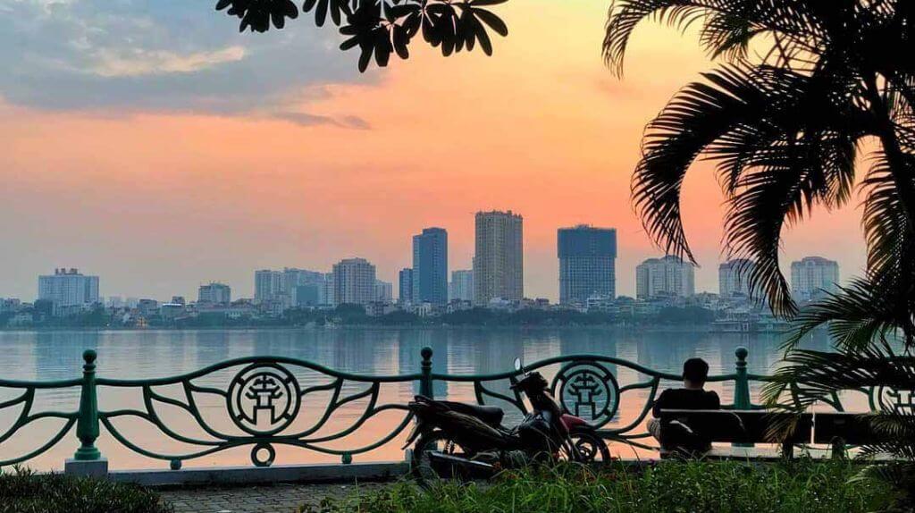 Hình ảnh Hồ Tây buổi chiều