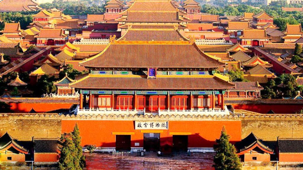 Quần thể Thập Tam Lăng nhìn từ trên cao