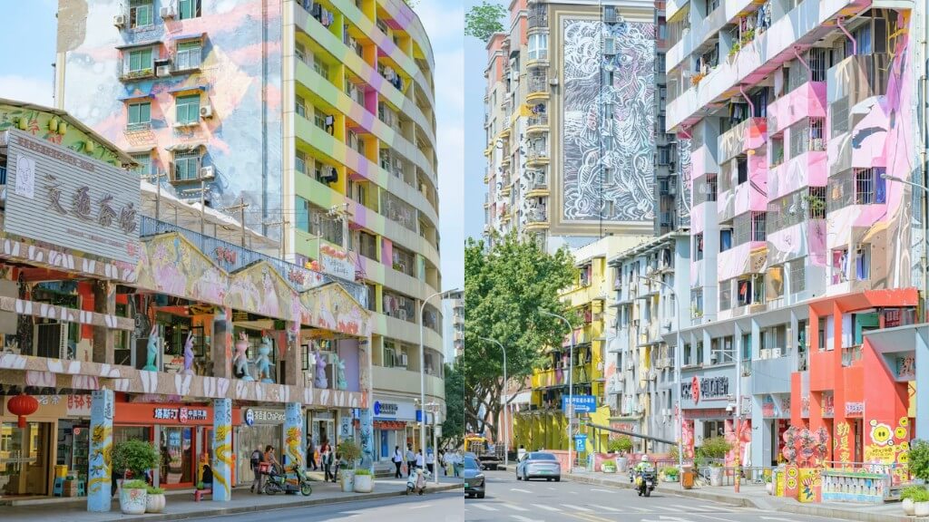 Phố nghệ thuật Graffiti đầy sắc màu giữa lòng Trùng Khánh