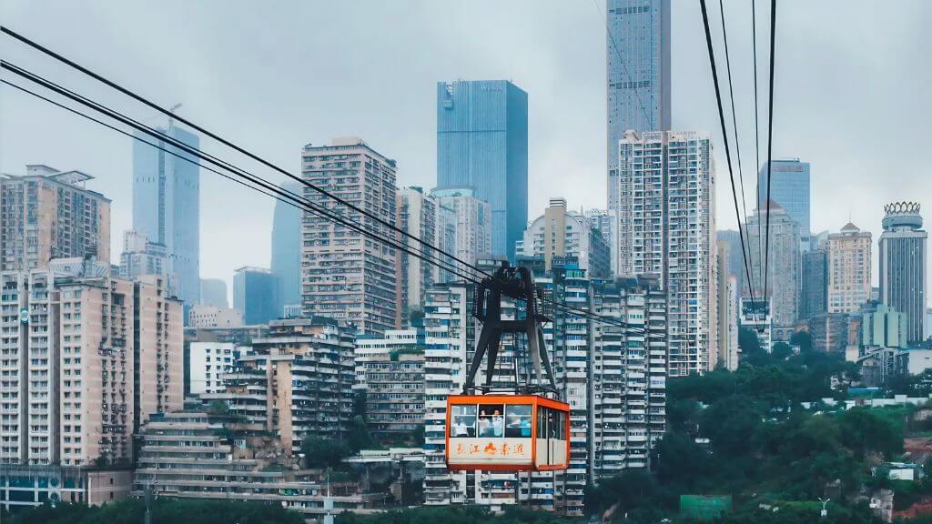 Cáp treo sông Dương Tử – Lướt giữa không trung, ôm trọn phố núi Trùng Khánh