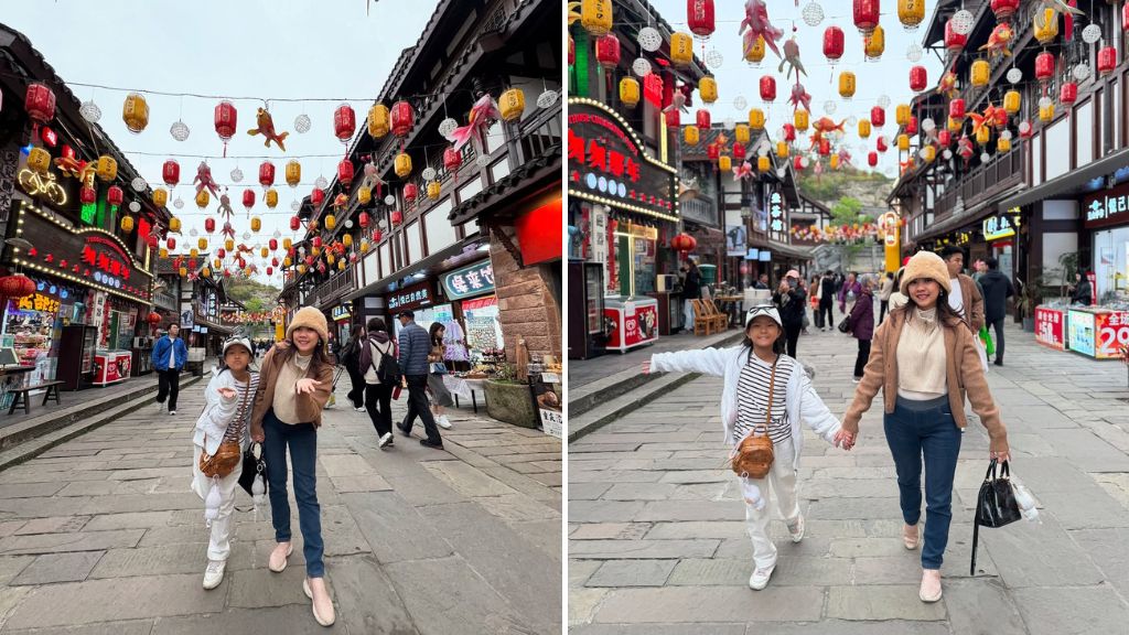 Du khách check in tại phố cổ Từ Khí Khẩu (Nguồn  @babykimberly angelina16)