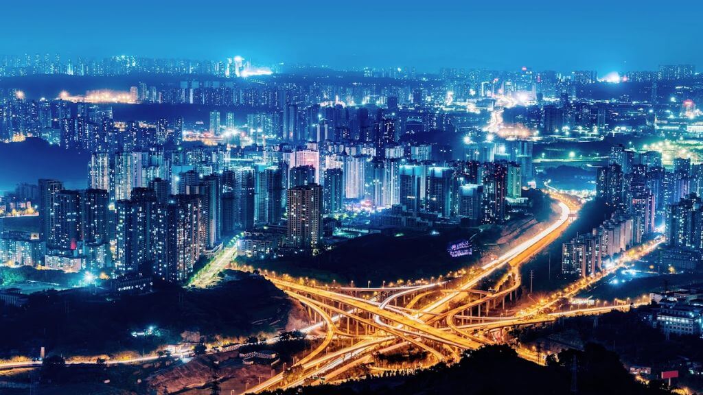 Vẻ đẹp sa hoa của Trùng Khánh về đêm