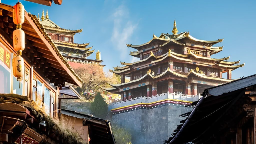 Thành cổ DuKeZong nơi sinh sống lâu đời của người Tạng