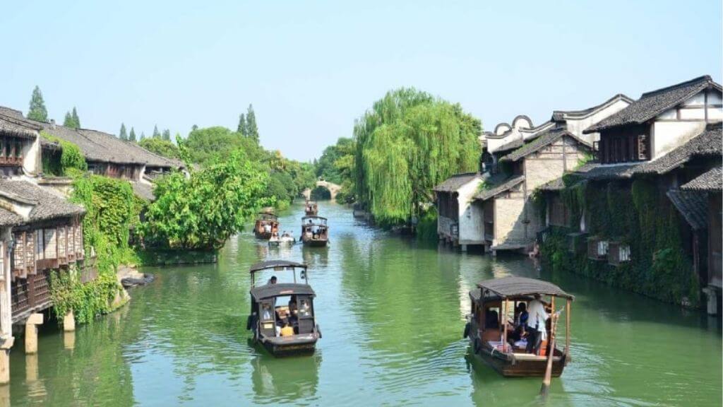 Khung cảnh yên bình tại Ô Trấn