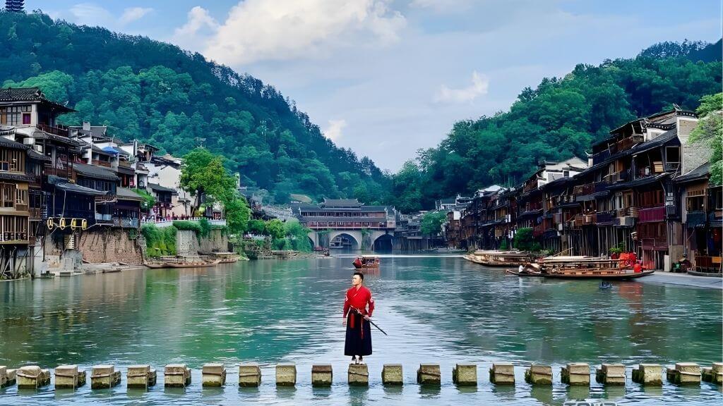 Check in Cầu Đá Nhảy   Hòa mình vào cảnh quan độc đáo ven sông