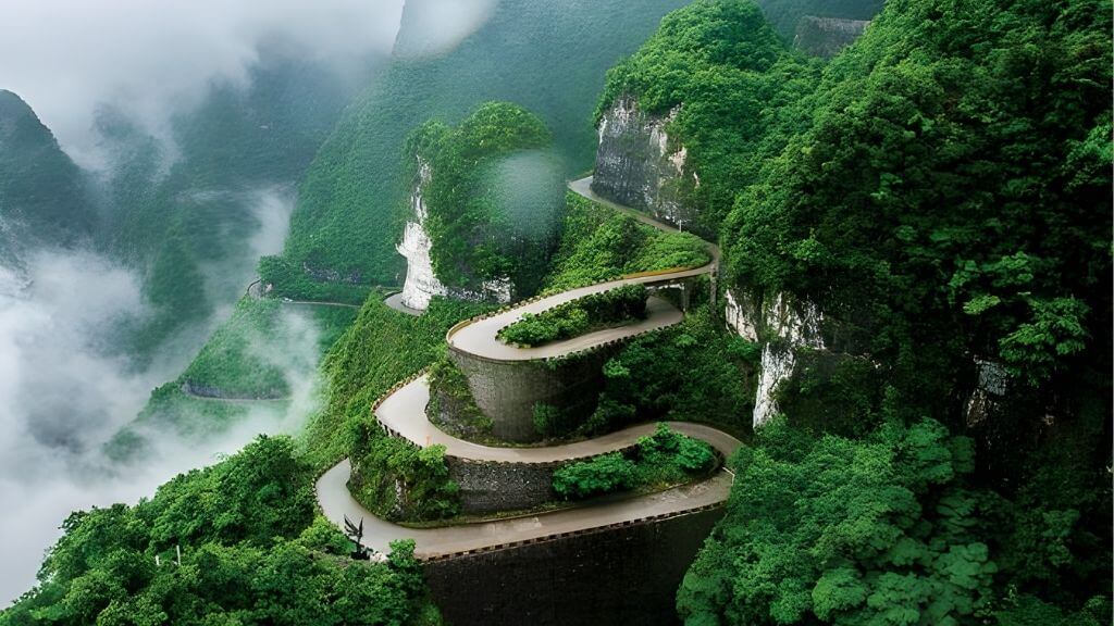 Cung đường 99 khúc cua – Hành trình mạo hiểm đến Thiên Môn Sơn