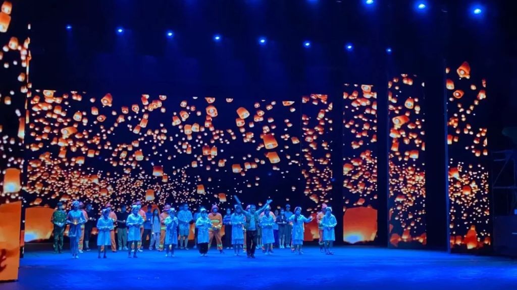 Tham gia xem show diễn Tống Thành đầy thú  vị