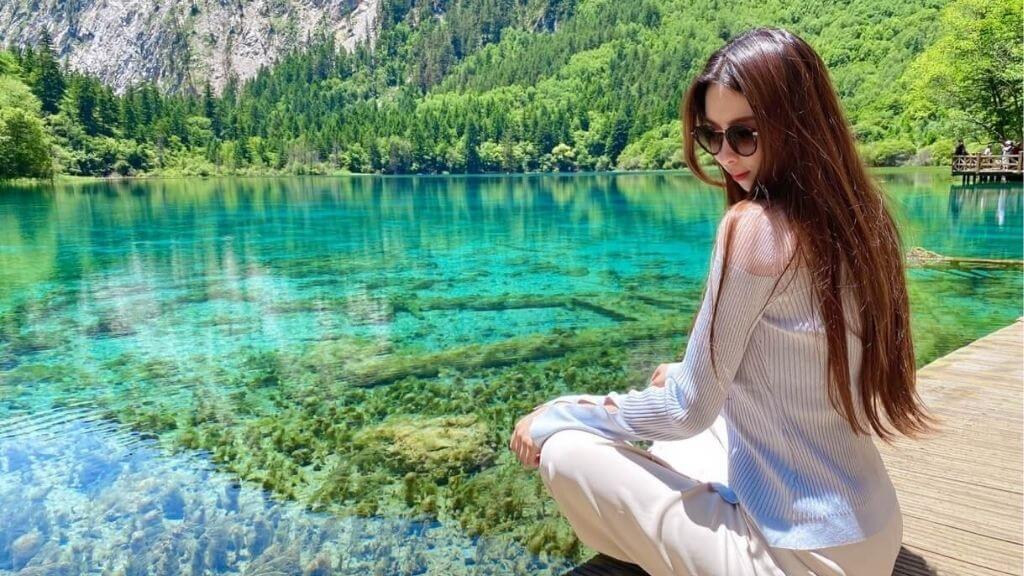 Thả ga thả dáng có ảnh đẹp tại Cửu Trại Châu