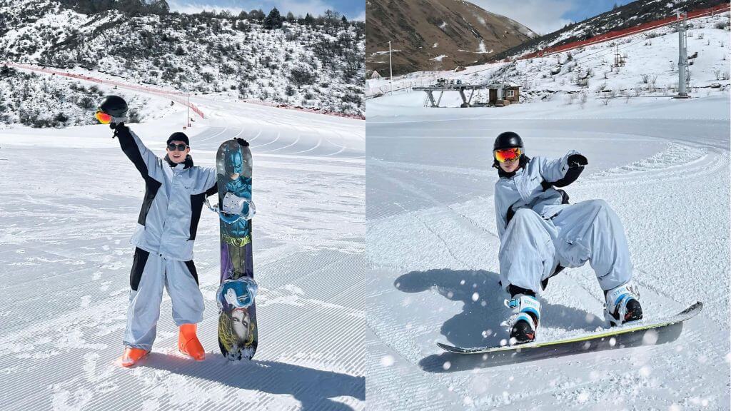 Checkin trượt tuyết tại Gia Cô Sơn (ảnh: Hoàng Vũ)