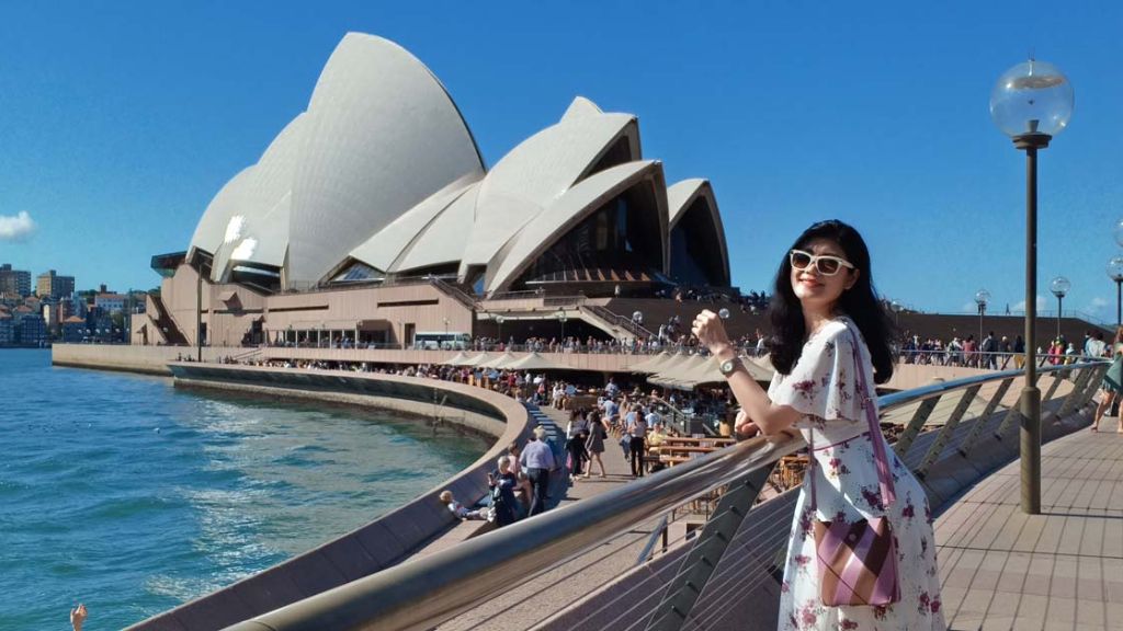 Du lịch Úc check in nhà hát Opera Sydney