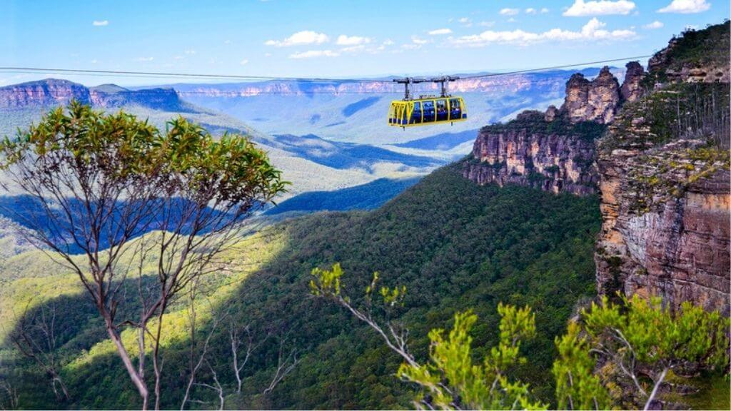 Phong cảnh thiên nhiên hùng vĩ tại Blue Mountains