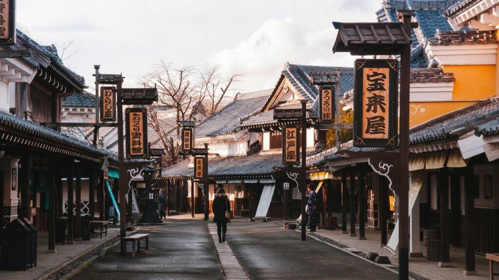 Làng cổ Noboribetsu Date Jidaimura thơ mộng