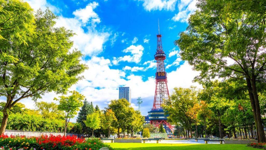 Tham quan lá phổi xanh của Sapporo   Odori Park