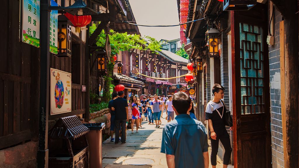 Cổ trấn Từ Khí Khẩu mang vẻ đẹp cổ kính đậm nét văn hóa truyền thống Trùng Khánh.