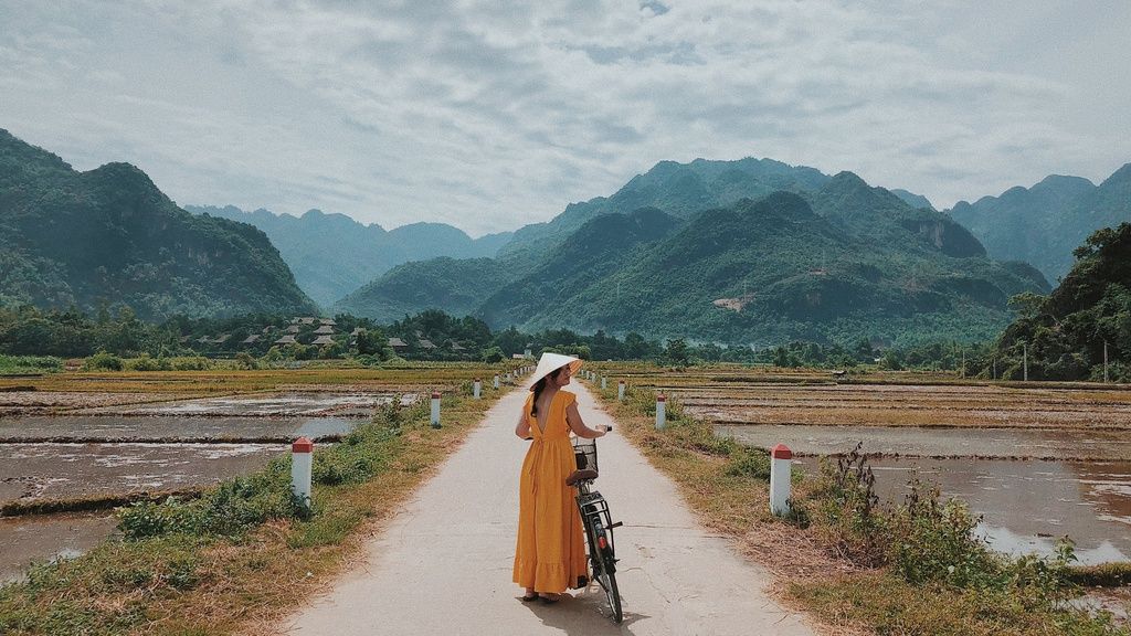 Khám phá thung lũng Mai Châu bằng xe đạp