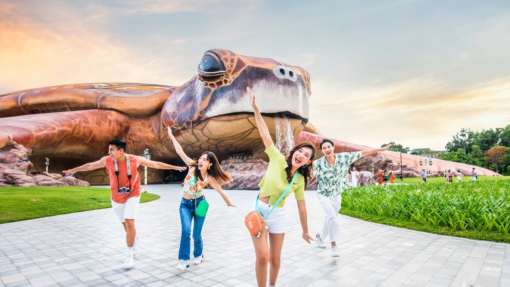 Thủy cung con rùa khổng lồ tại VinWonders Phú Quốc